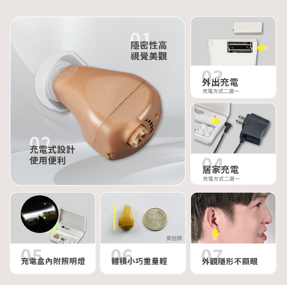 最新元健聽力補助專案:優質充電式耳內助聽器-元健助聽器